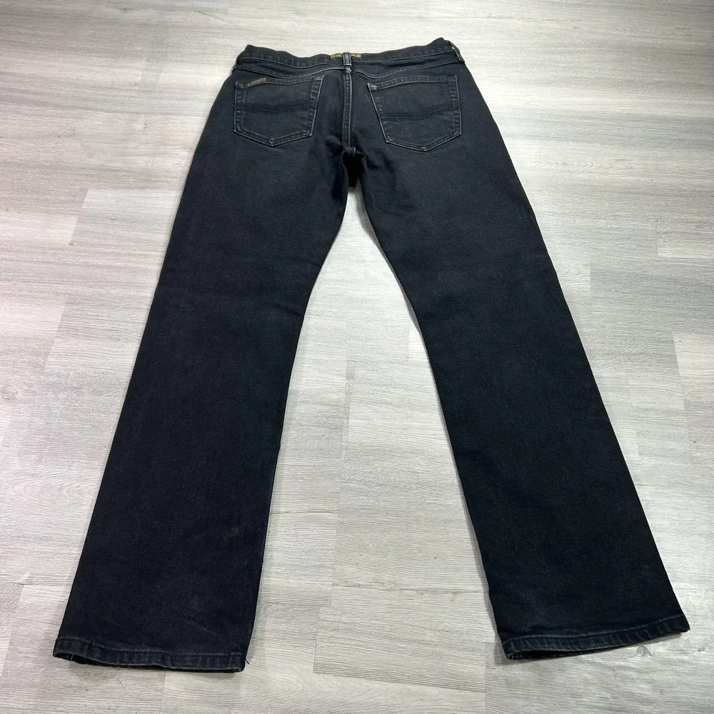 Ariat M7 Legacy Jeans Mens 30x32 Black Slim Straight Stretch Denim Dark Wash